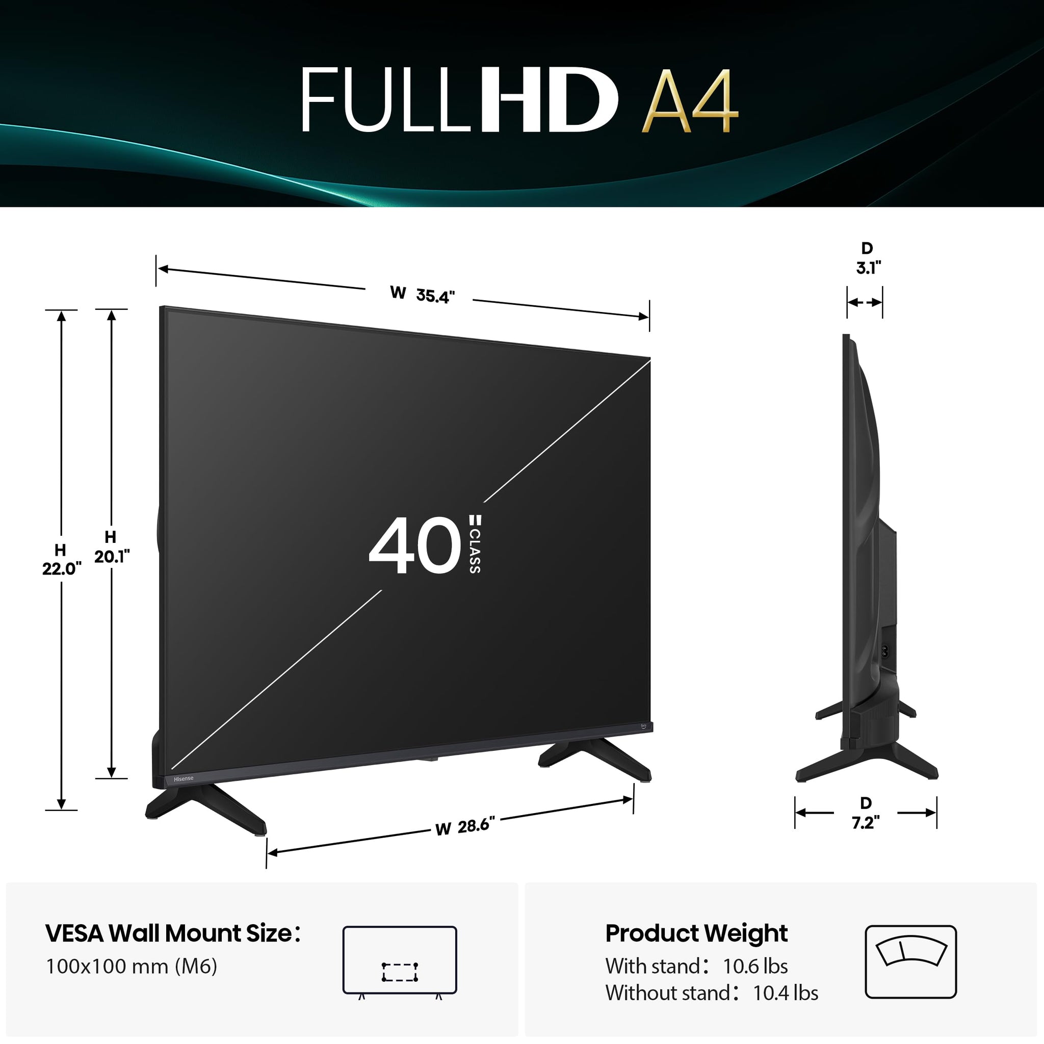 Hisense 40 Inch FHD Smart Fire TV with Alexa