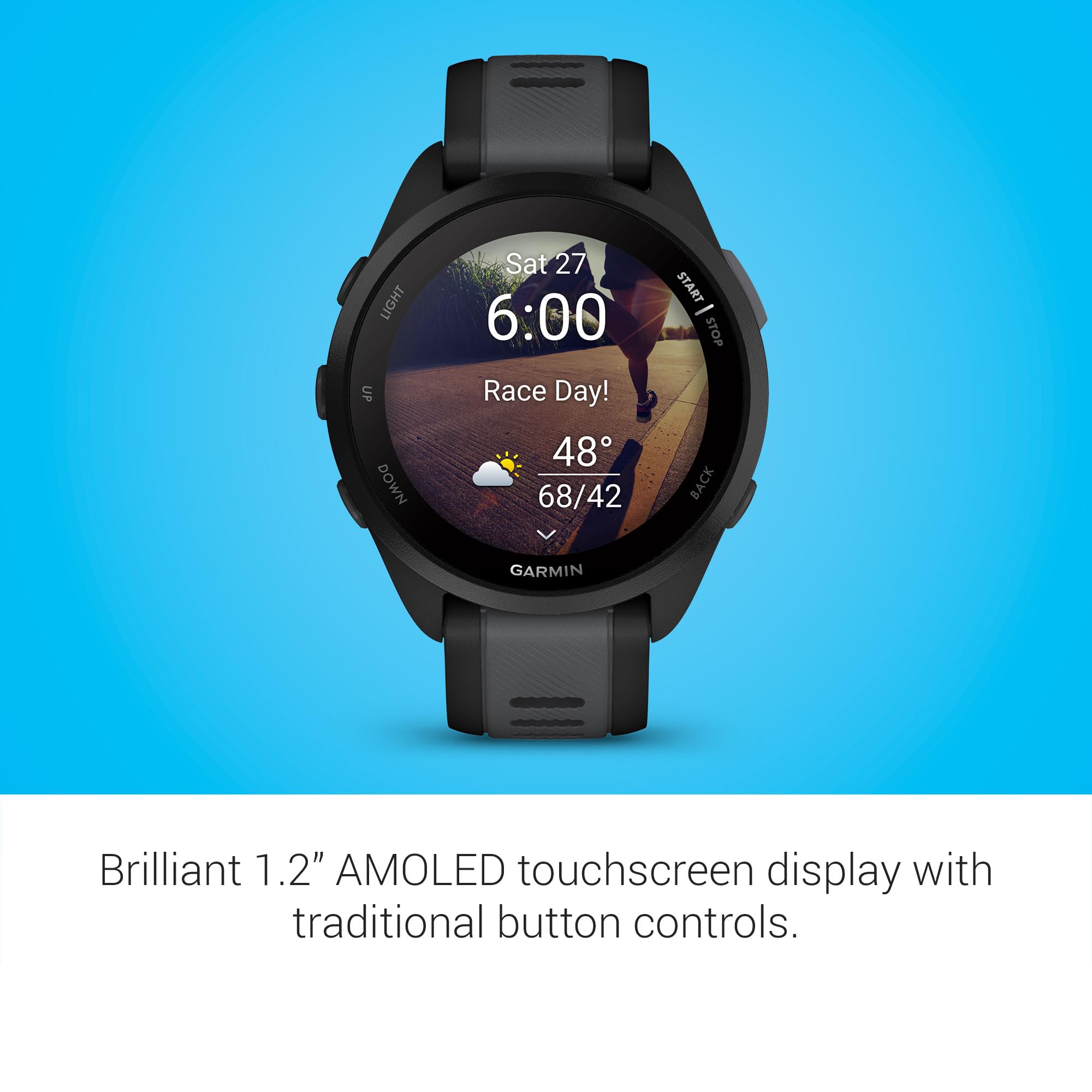 Garmin Forerunner 165 Running Smartwatch With AMOLED Display