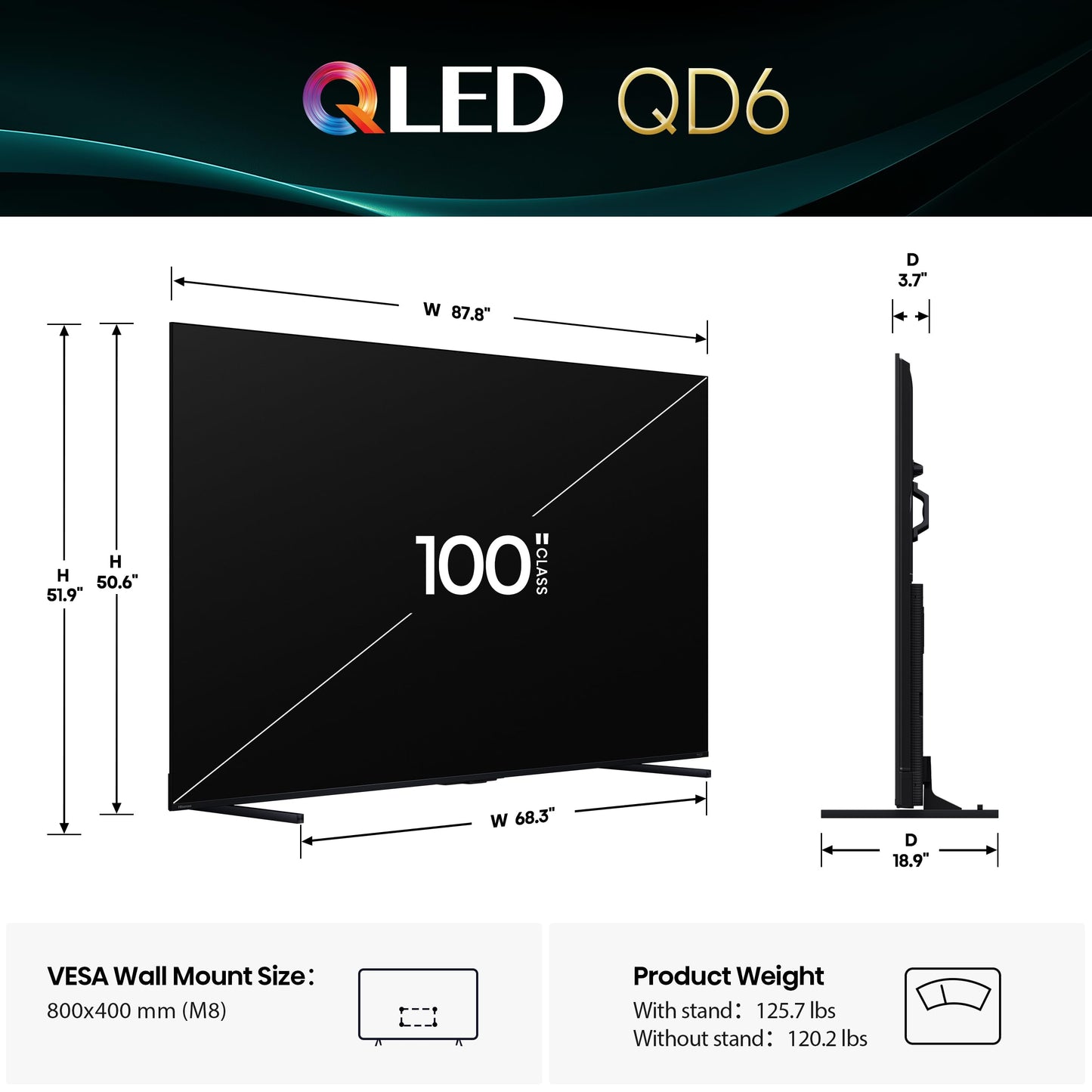 Hisense 55 Inch QLED 4K Smart TV with Dolby Vision