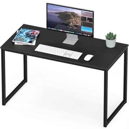 SHW 48 Inch Black Home Office Computer Desk