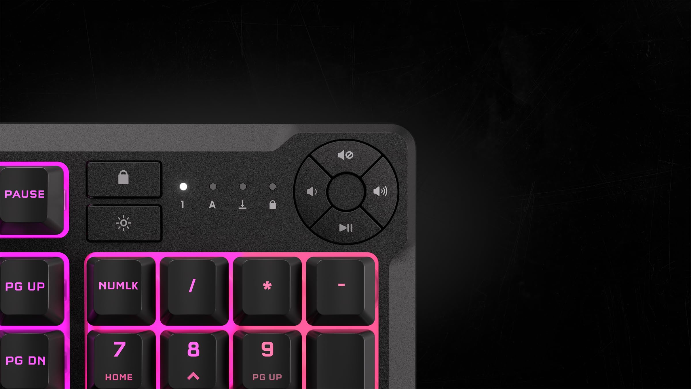 Corsair K55 RGB Pro Gaming Keyboard with Macro Keys