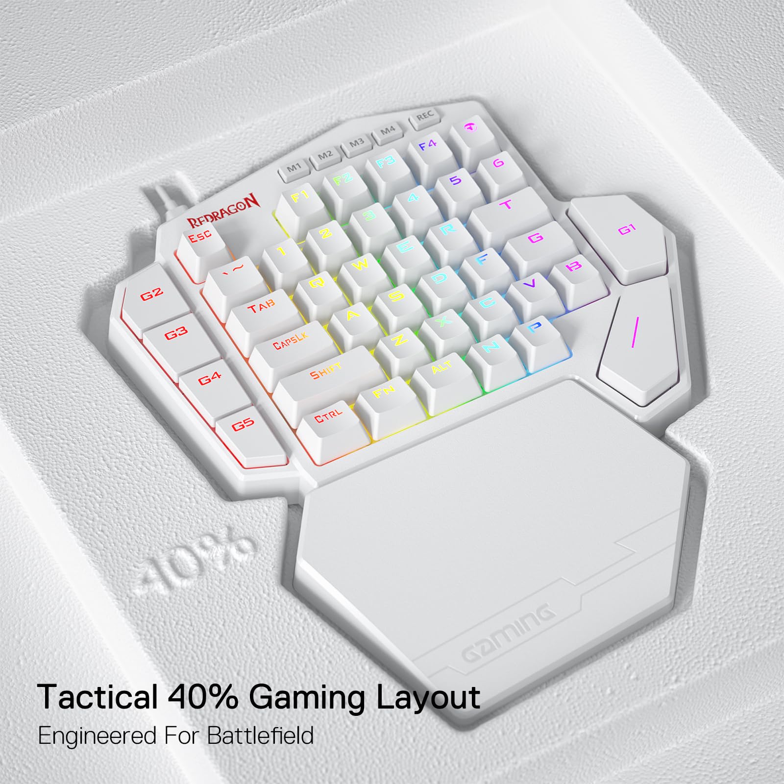 Redragon K585 DITI One Handed RGB Gaming Keyboard