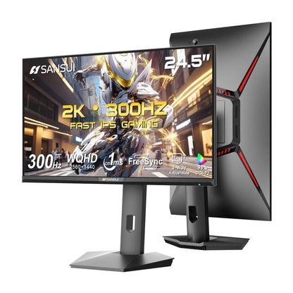 Sansui 27 Inch WQHD Gaming Monitor 180Hz 1ms DP HDMI HDR