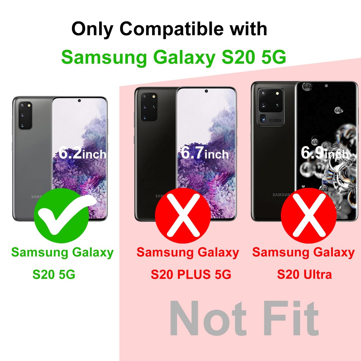 Tenoc Clear Case For Samsung Galaxy S22 6 Inch Non Yellowing Protective Bumper