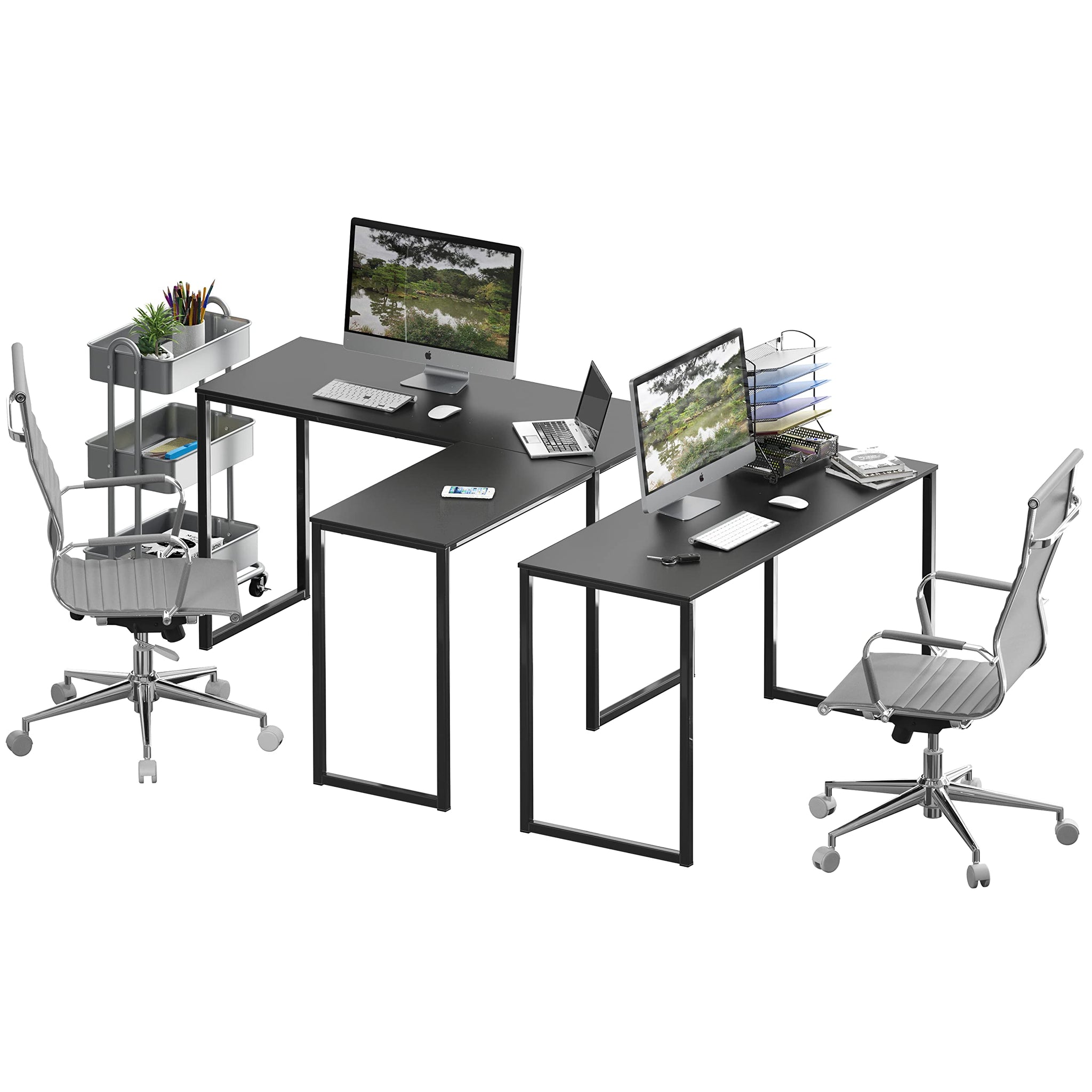 L Shape Home Office Desk for Maximal Workspace