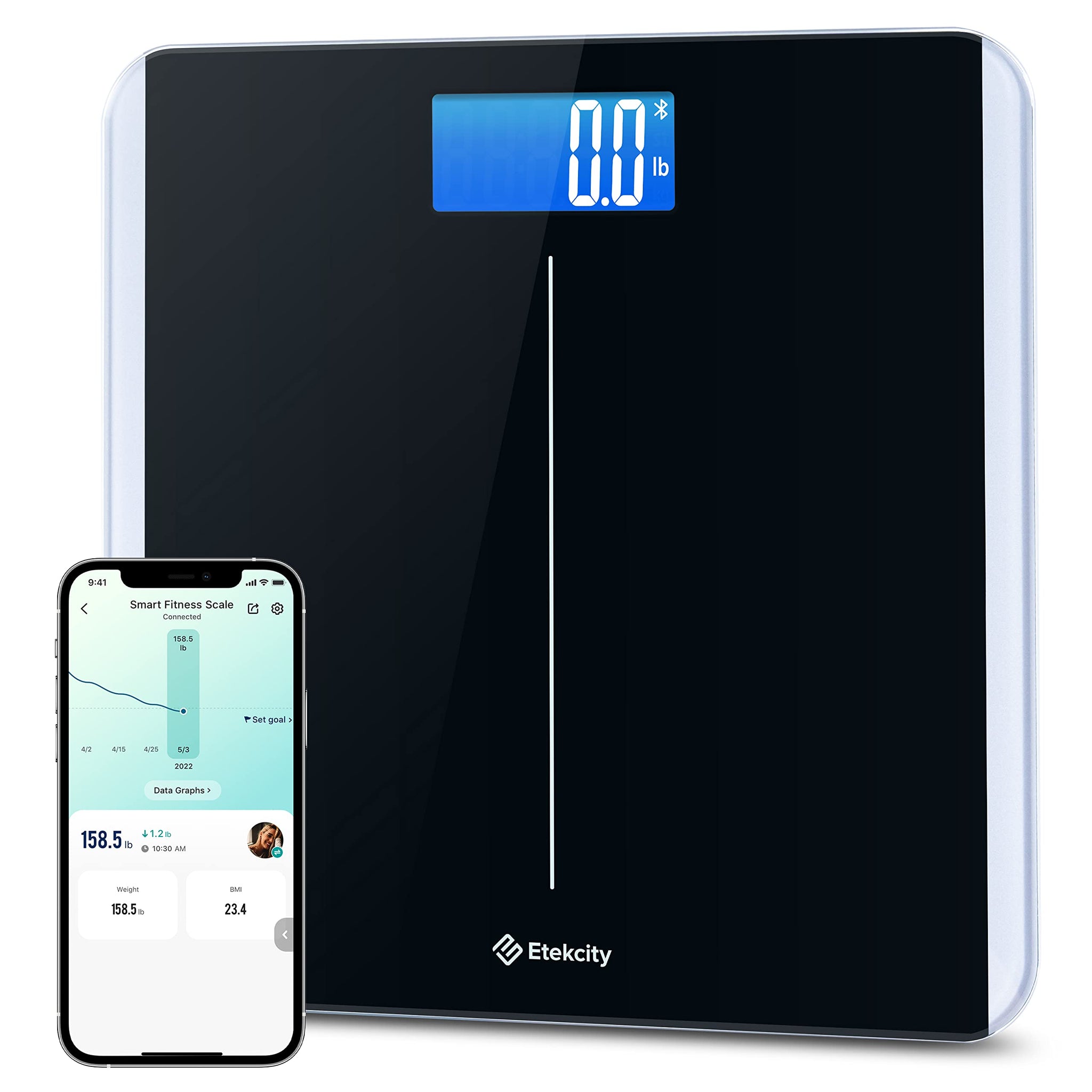 Smart Body Weight Scale with Accurate BMI Tracking