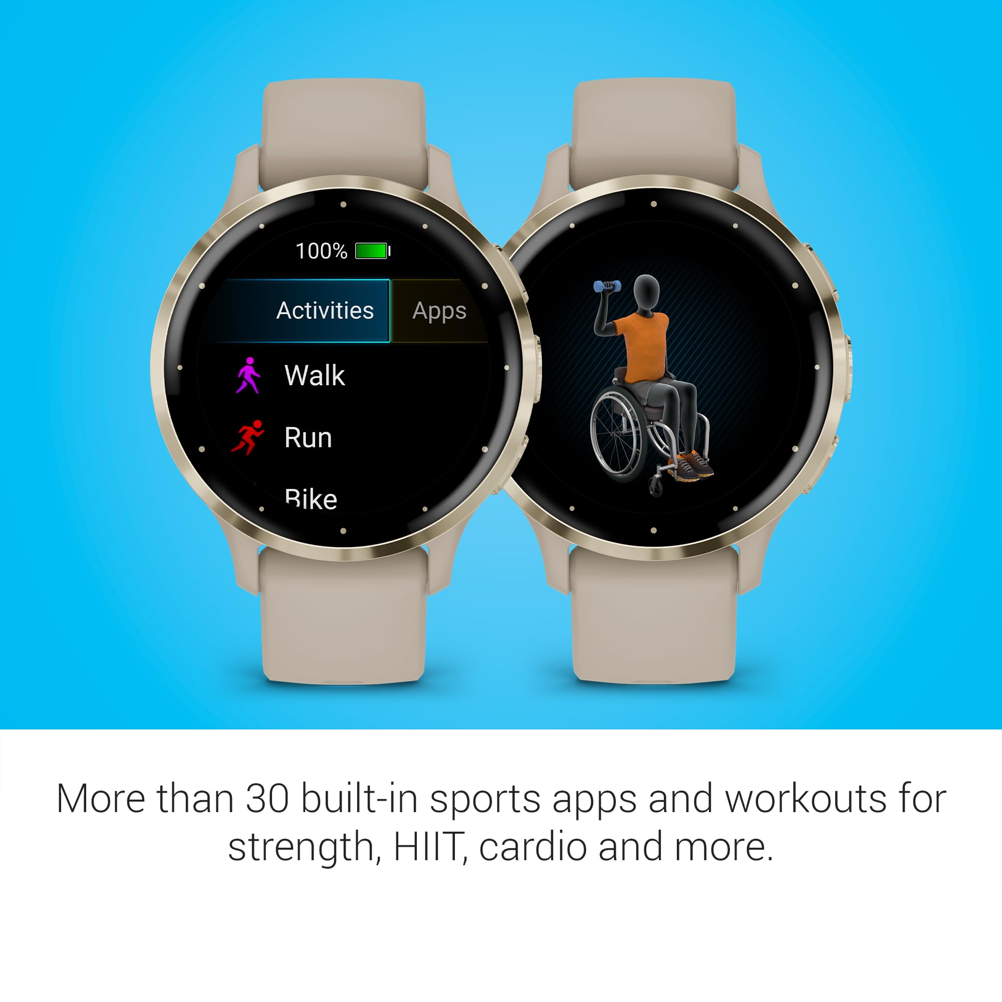 Garmin Venu 3S Smartwatch AMOLED Display Long Battery Life