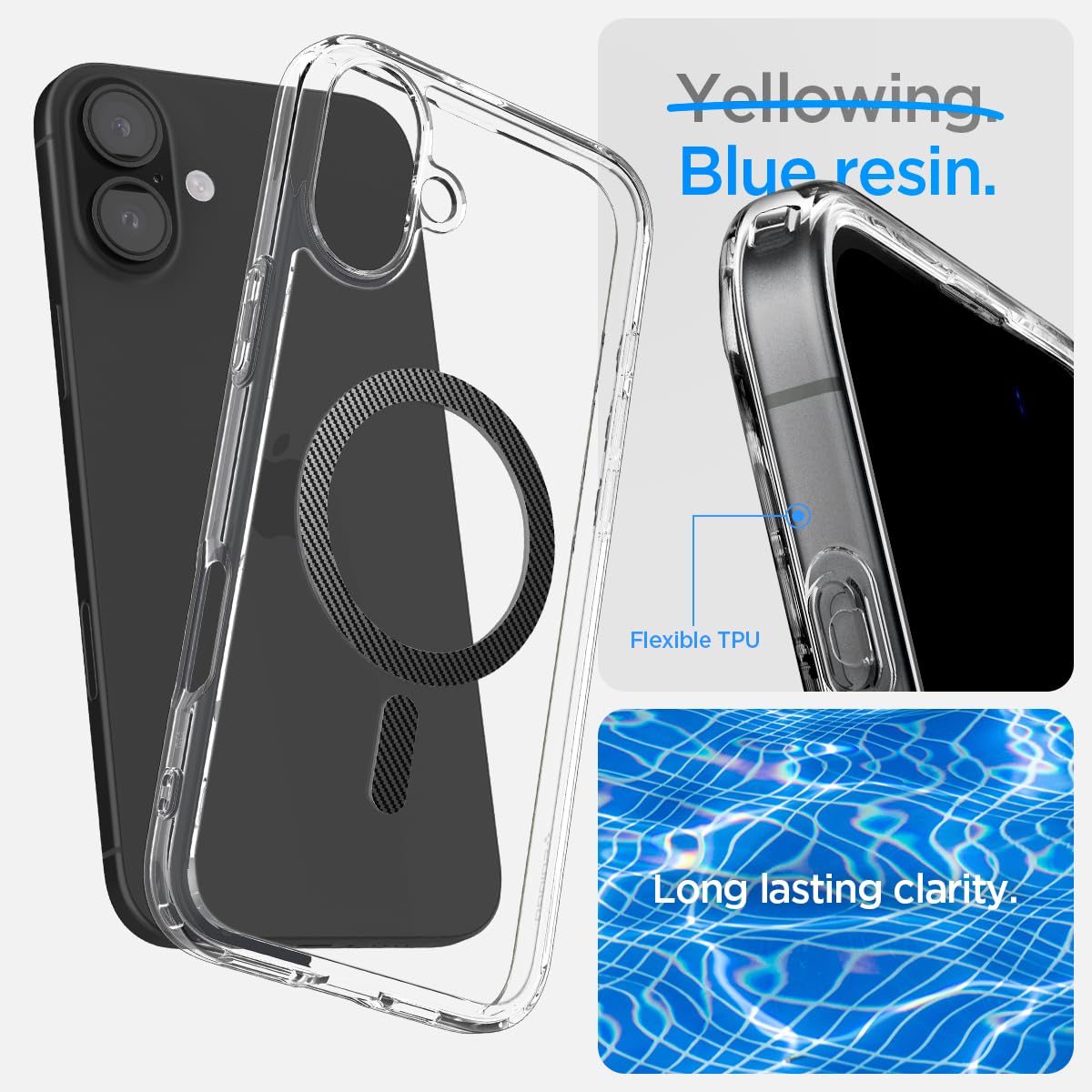 Spigen iPhone 16 Case with MagSafe Military-Grade Protection