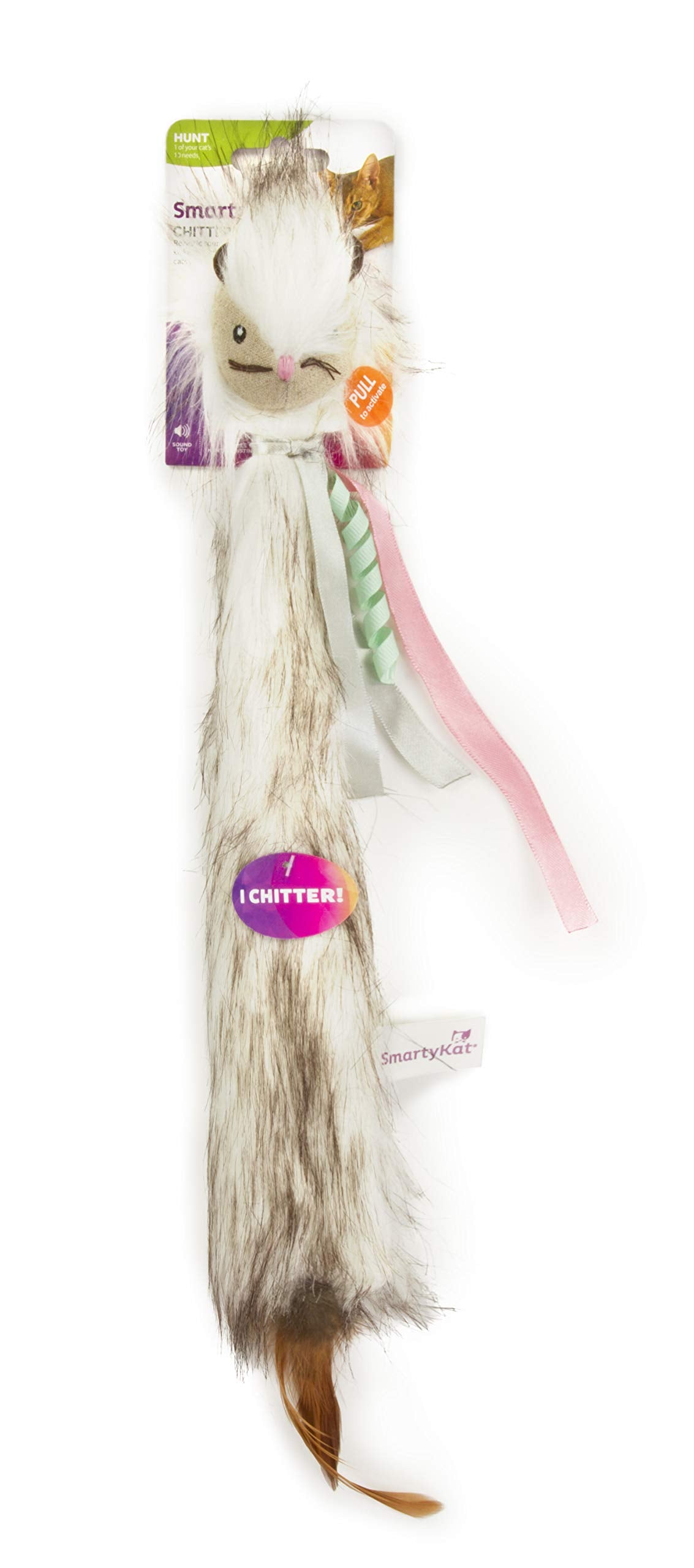 SmartyKat Chit Chatter Cat Toy with Realistic Sounds