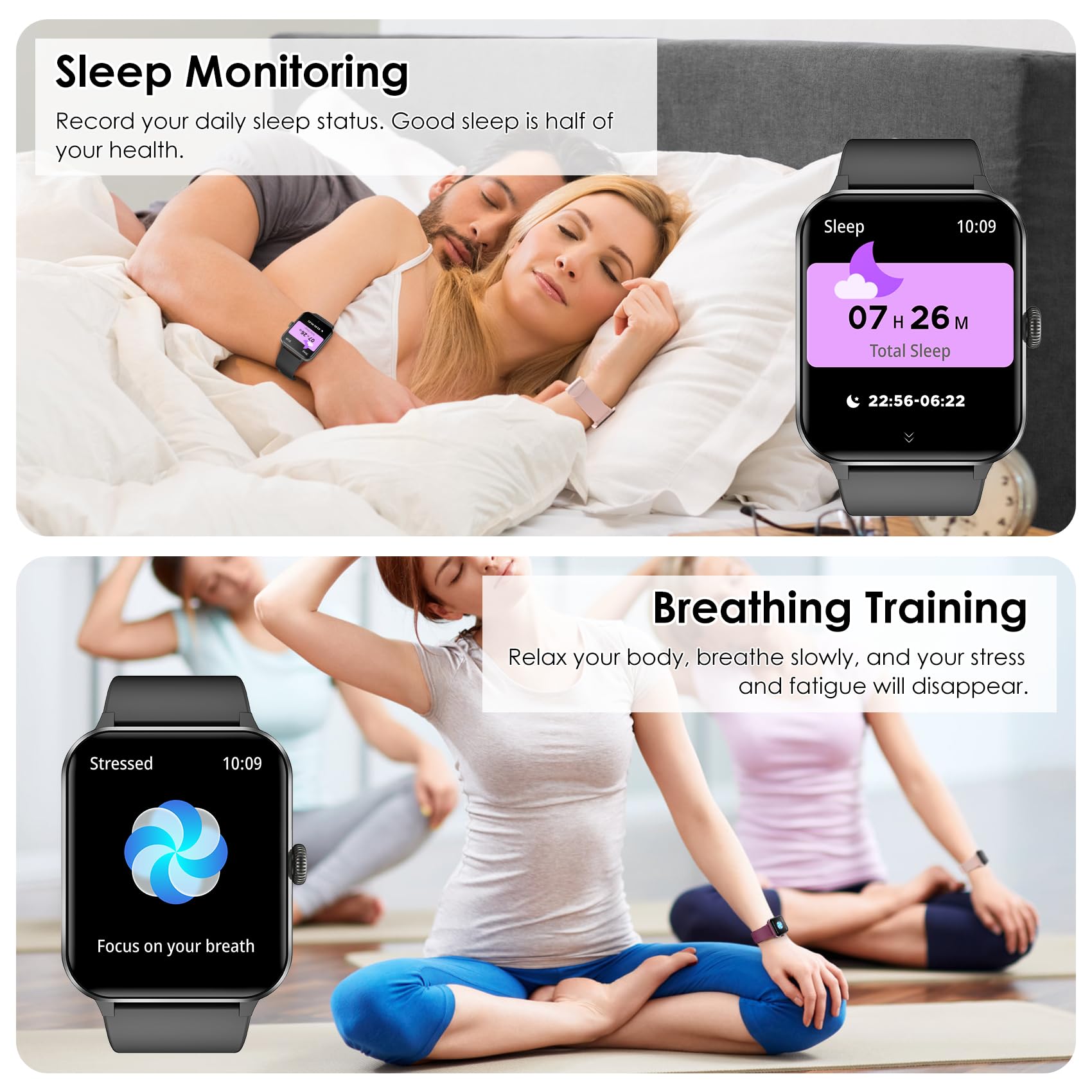 Smartwatch With Health Monitoring For Android And iOS