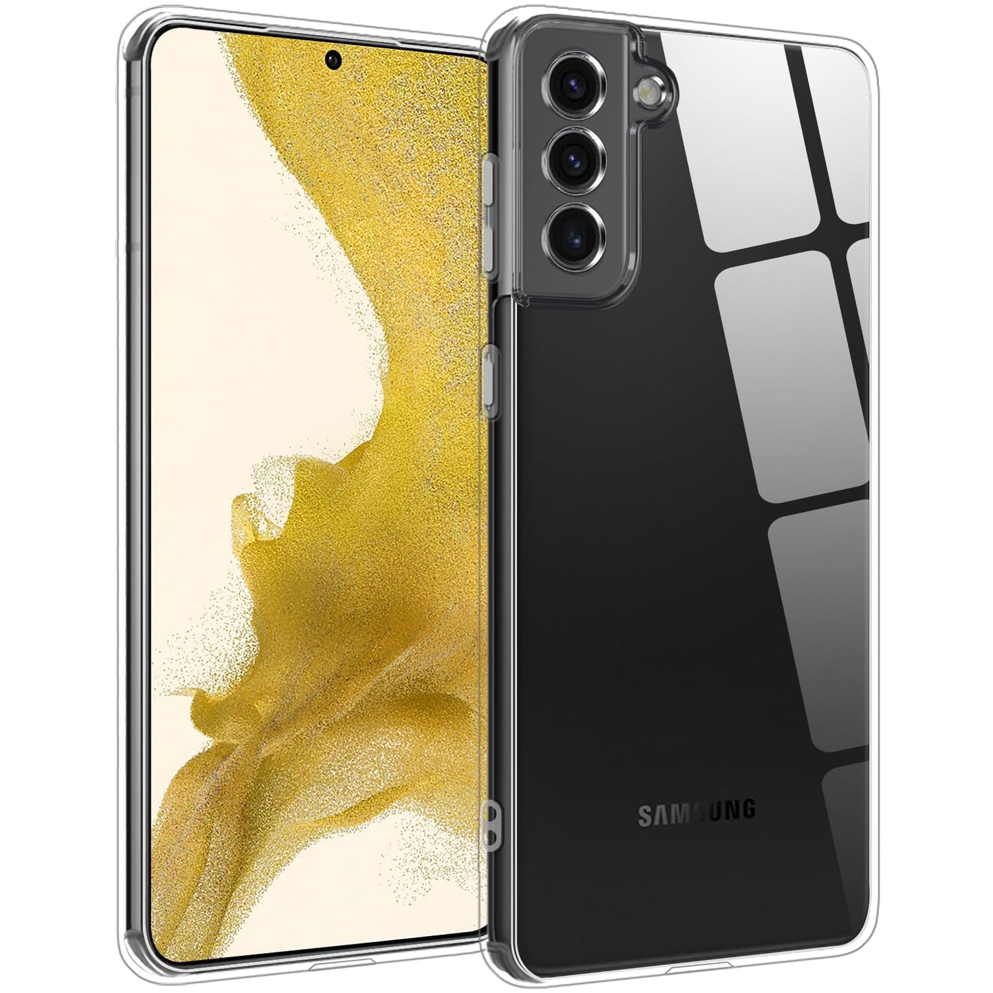 Tenoc Clear Case For Samsung Galaxy S22 6 Inch Non Yellowing Protective Bumper