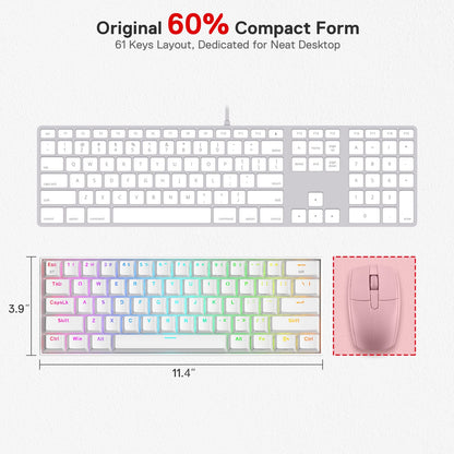 Redragon K530 Pro Wireless RGB Mechanical Keyboard