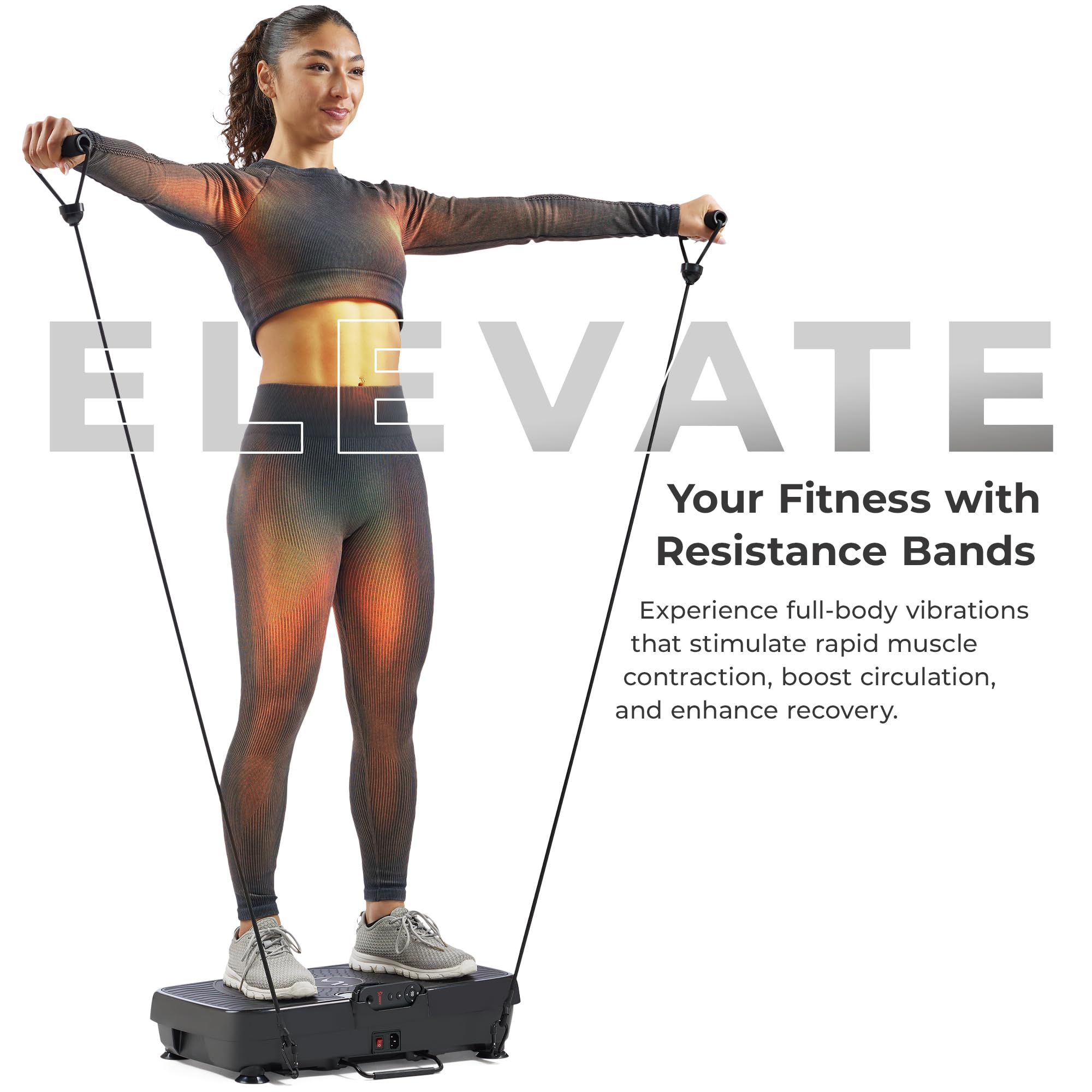 Sunny Health and Fitness Vibration Plate for Weight Loss