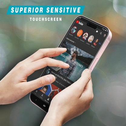 2 Pack iPhone 16 Pro Max 6.9 Inch Tempered Glass Screen Protector Full Coverage