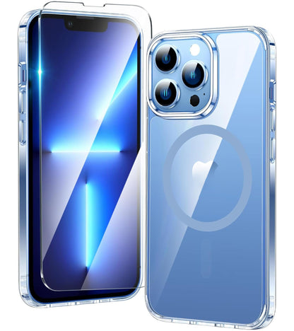 FNTCASE Clear Case For iPhone 17 Pro Max Screen Protector