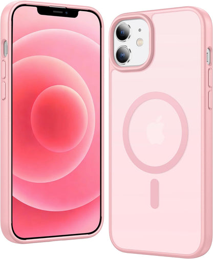 FNTCASE IPhone 16 Case Clear Magnetic MagSafe Screen Protector Drop Proof Rugged