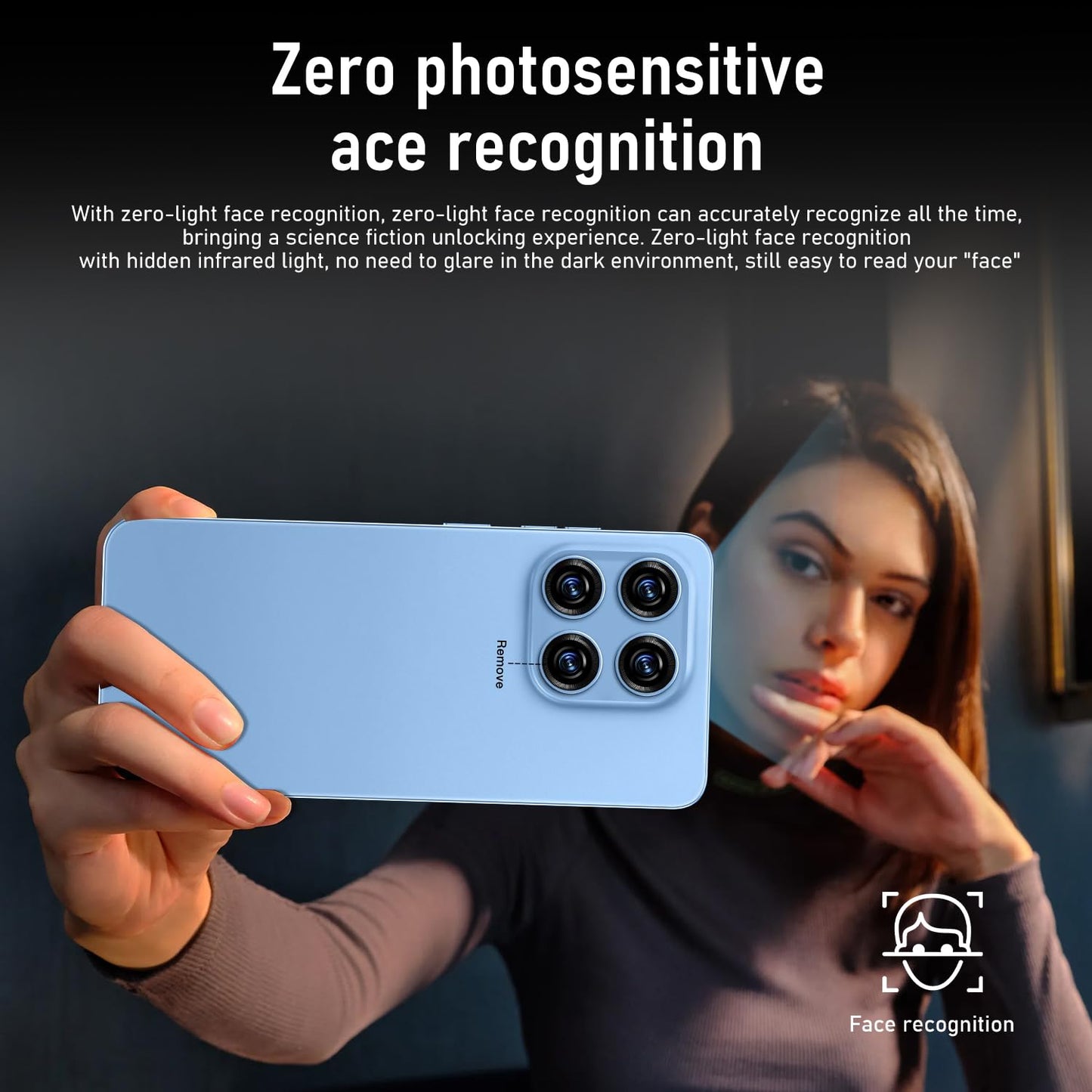 MMY 16PROMA X Unlocked Phone 6.99in HD Android 14 7000mAh 5G 16GB 512GB Deep Blue