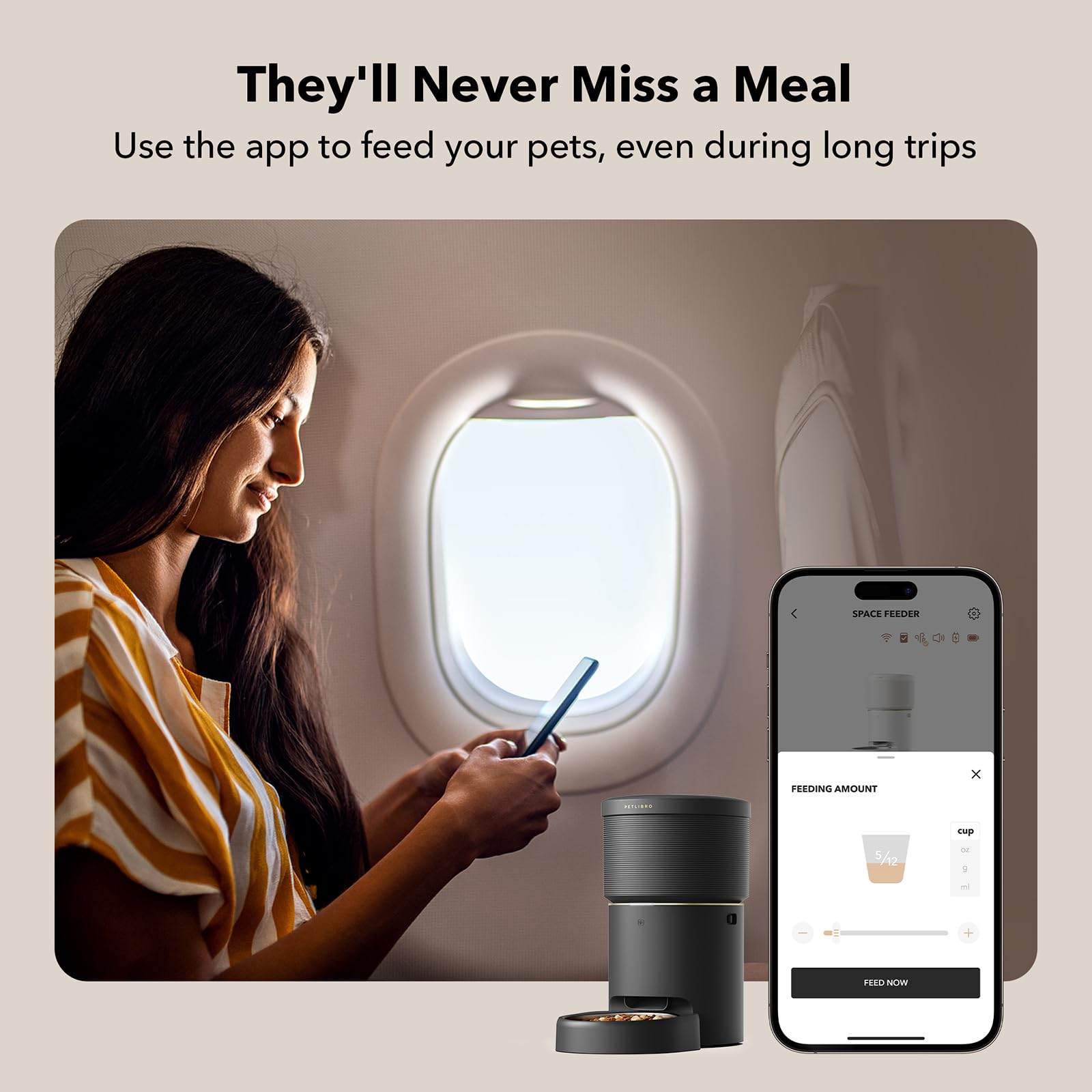 Automatic Dog Feeder with Airtight Storage for Fresh Food