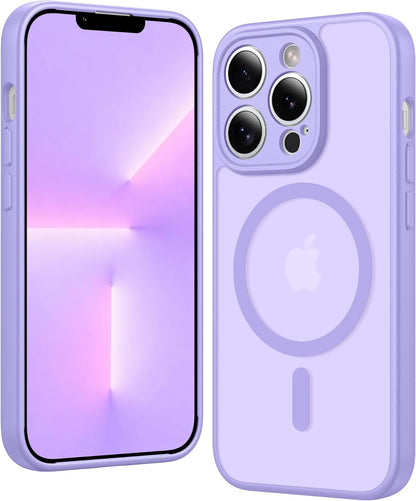 FNTCASE IPhone 16 Case Clear Magnetic MagSafe Screen Protector Drop Proof Rugged