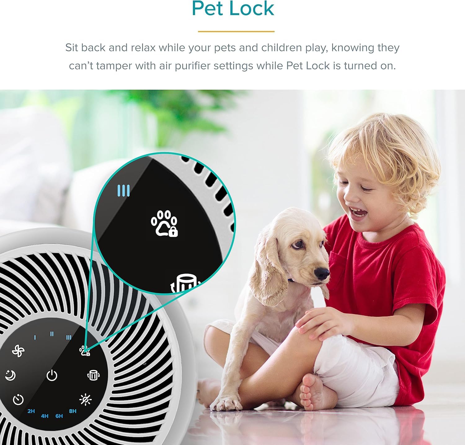 Levoit Air Purifier for Home Allergies and Pet Hair