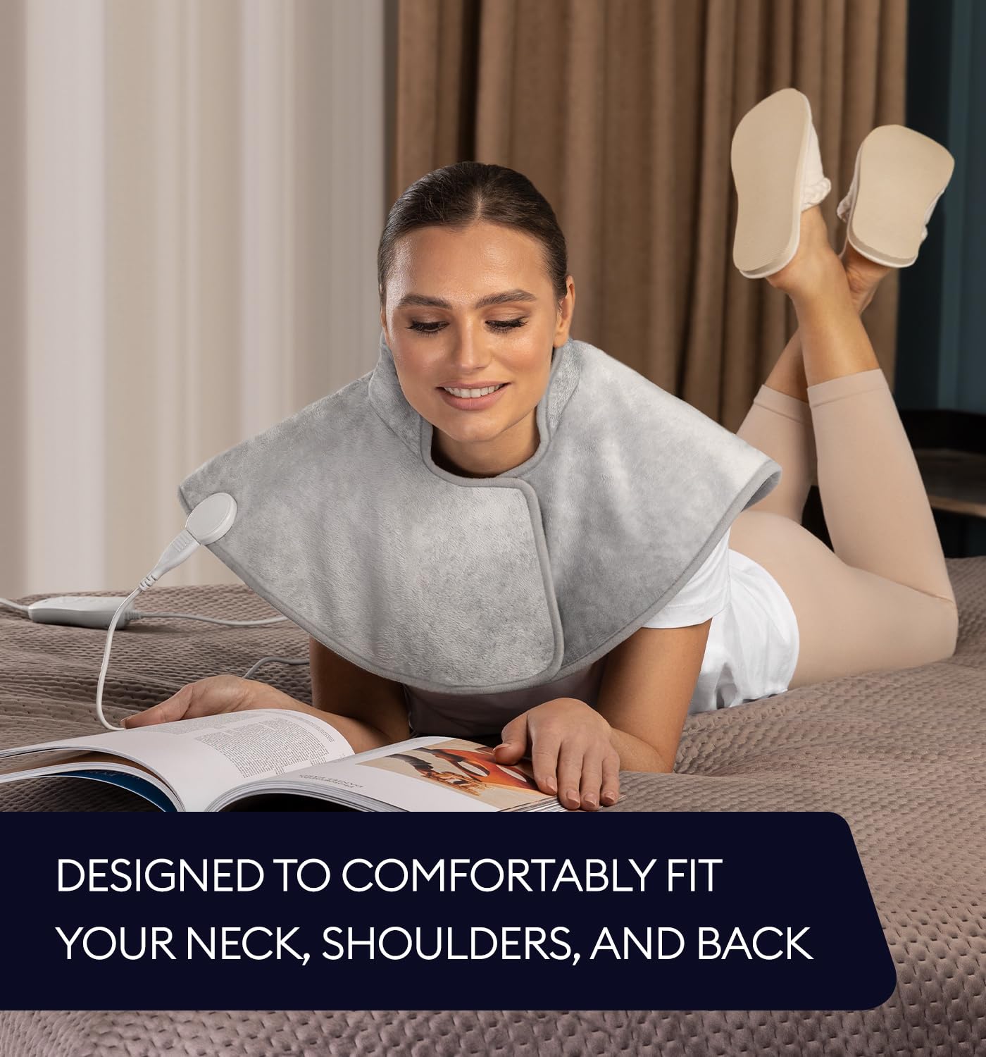 Geniani Large Electric Heating Pad for Pain Relief