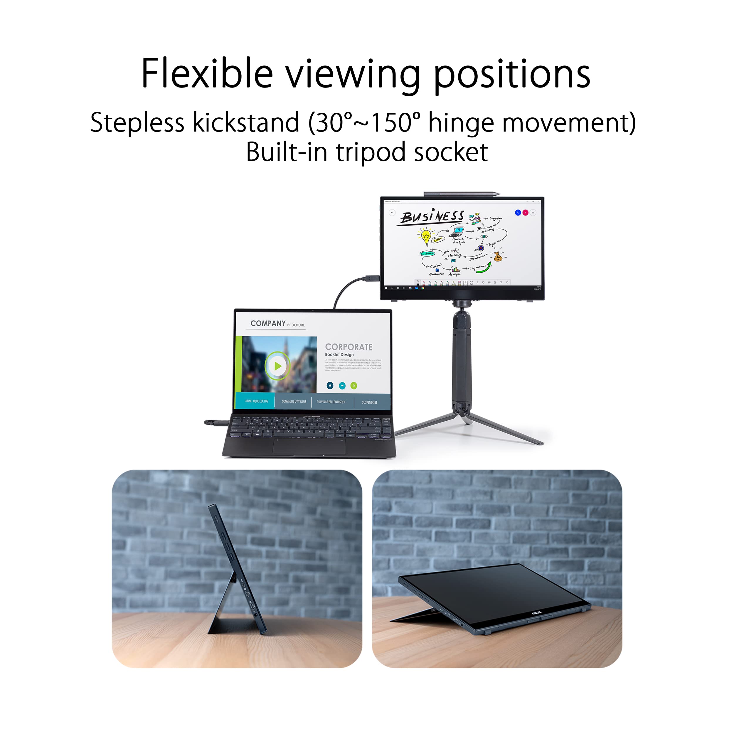 ASUS ZenScreen 15.6 Inch Portable Monitor for Travel