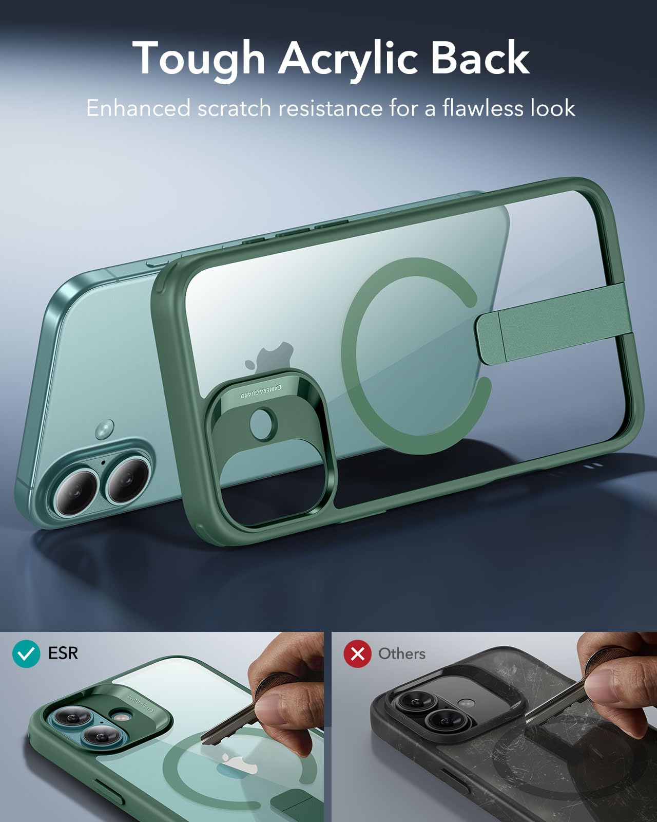 Military-Grade Clear Case for iPhone 16 Pro Max