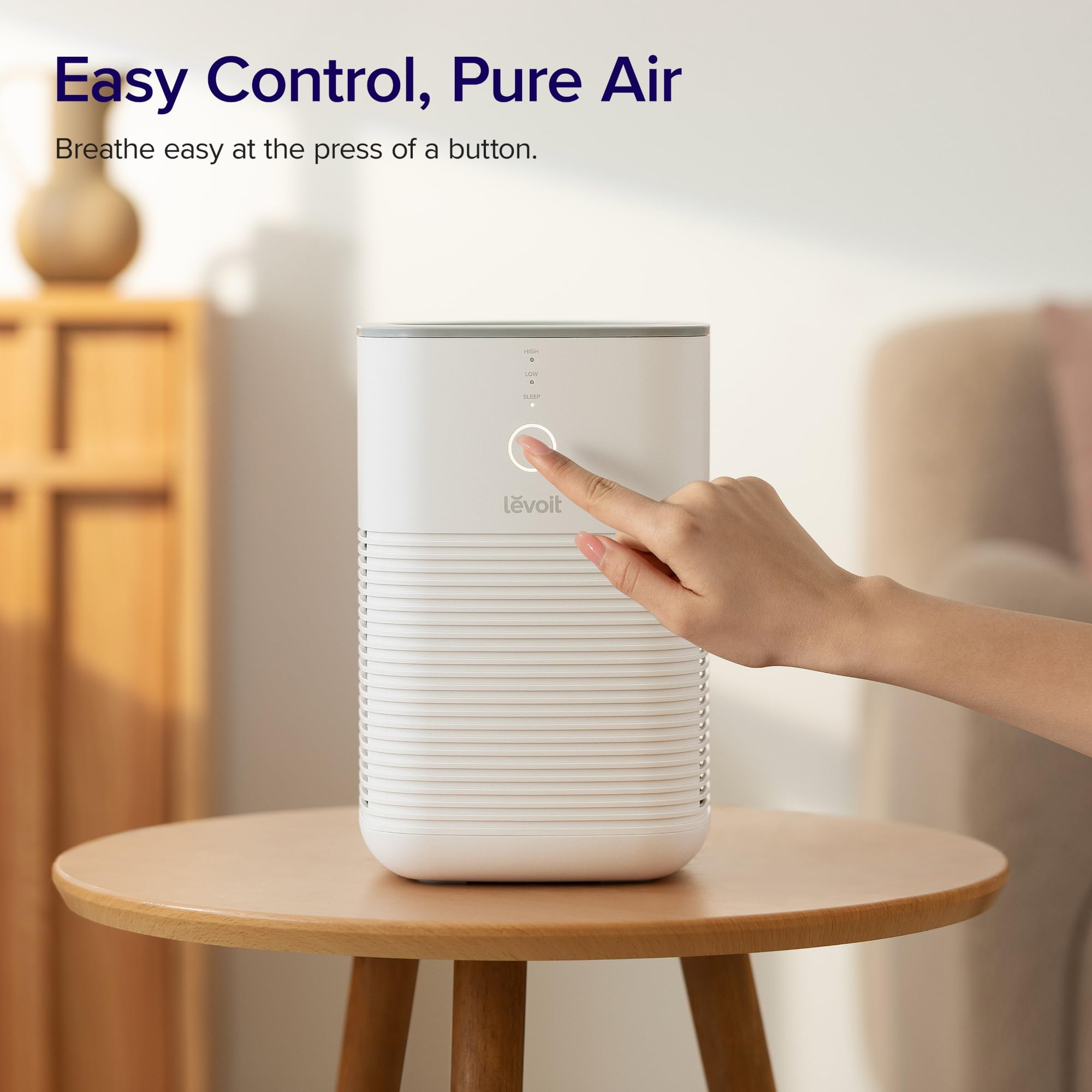 Levoit Air Purifier for Better Sleep and Clean Air