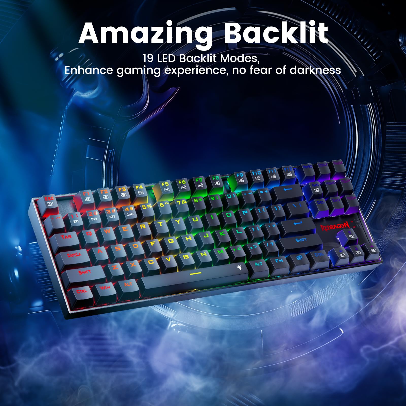 Redragon K552 Mechanical Gaming Keyboard with Red Switches