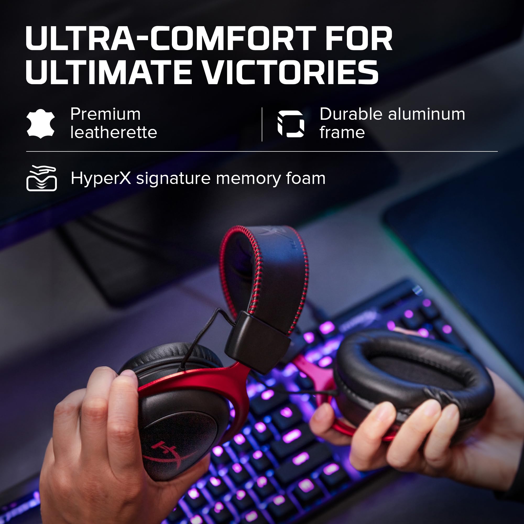 HyperX Cloud II Gaming Headset with 7.1 Surround Sound