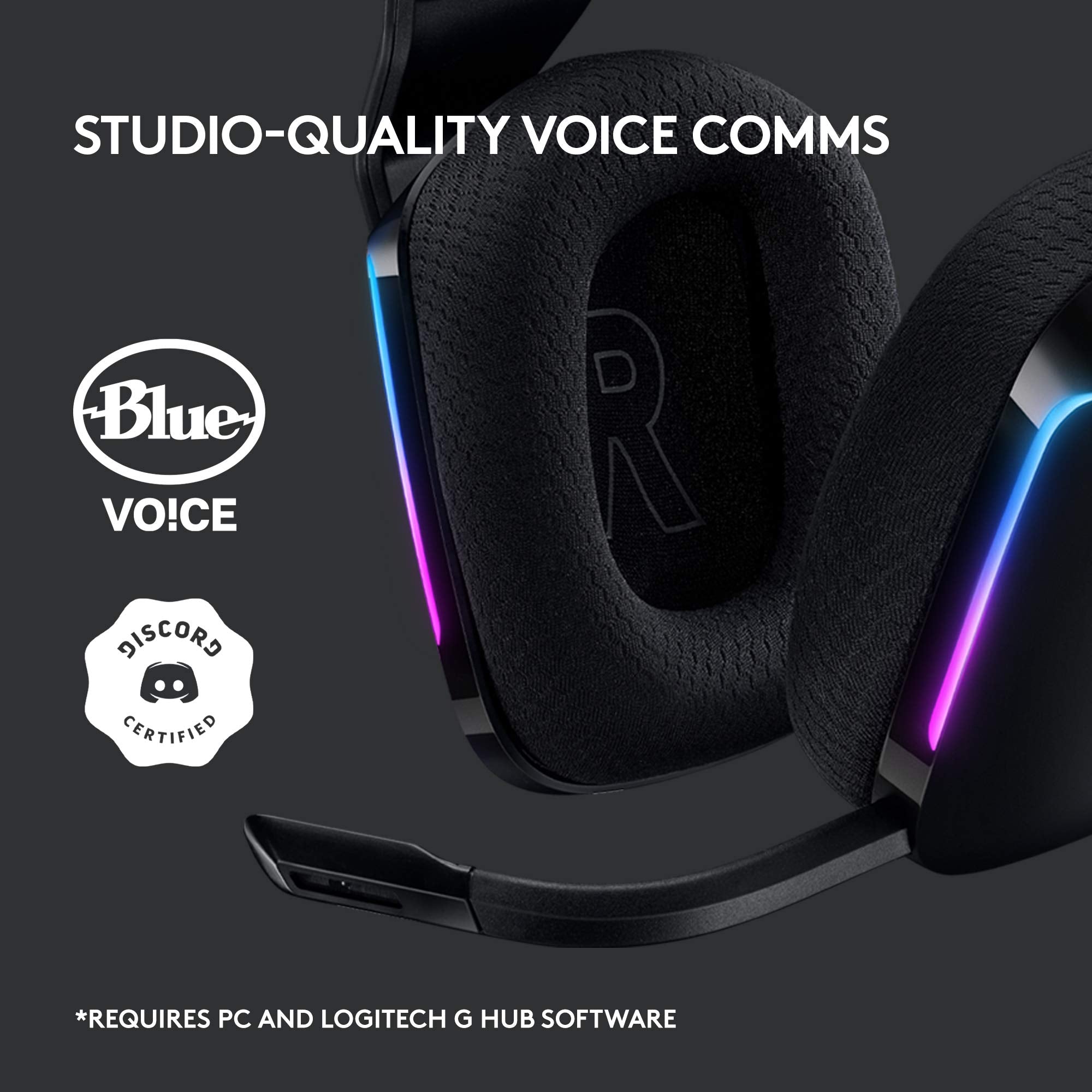 Logitech G733 Wireless Gaming Headset with Premium Audio
