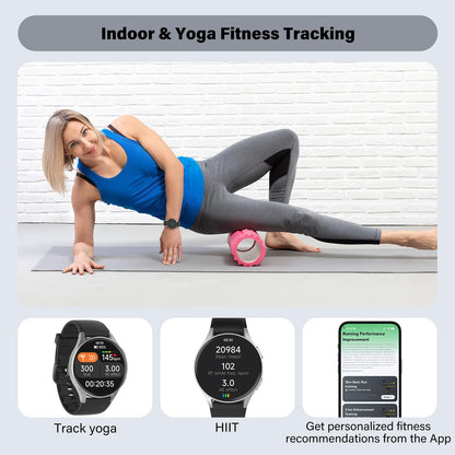 Smart Watch For Women With Alexa Health Tracking AMOLED