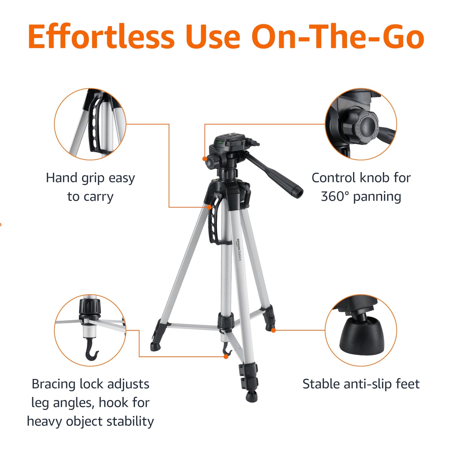 Lightweight Portable Tripod Stand for Travel Photography
