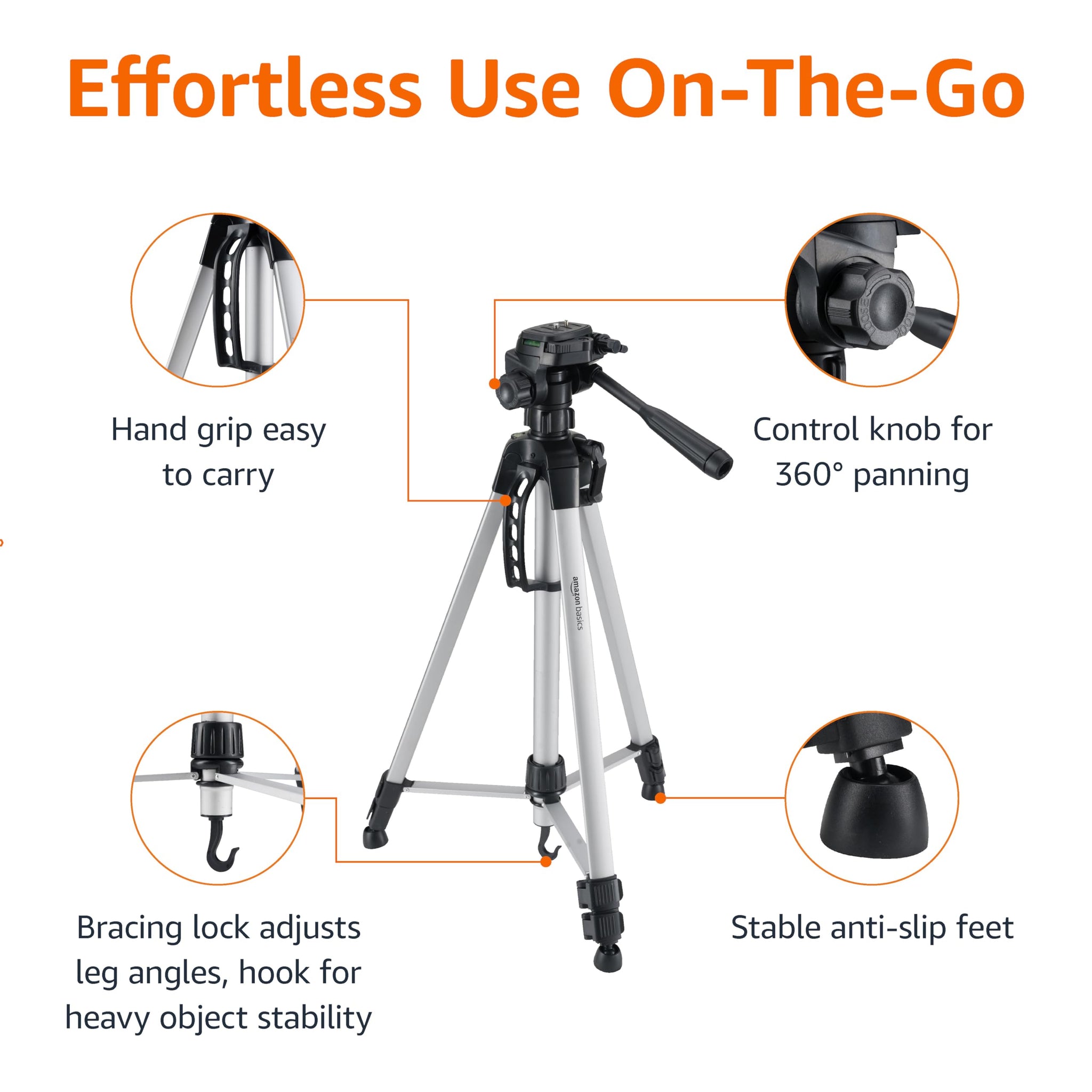 Lightweight Portable Tripod Stand for Travel Photography