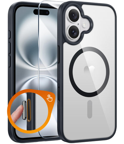 FNTCASE Clear Case For iPhone 17 Pro Max Screen Protector