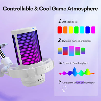 Maono Gaming USB Microphone DGM20S With Noise Cancellation