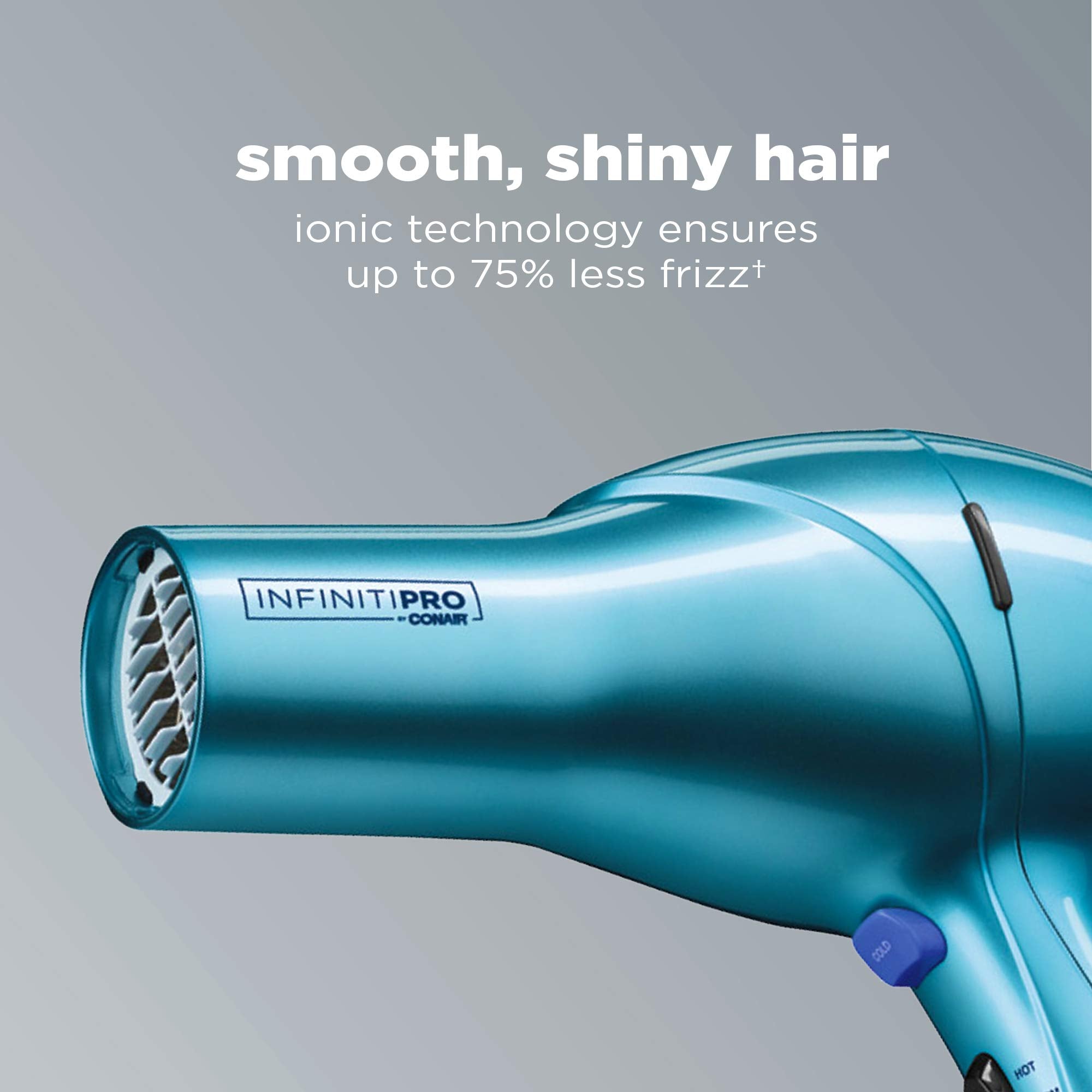 InfinitiPRO Hair Dryer With Diffuser For Faster Drying