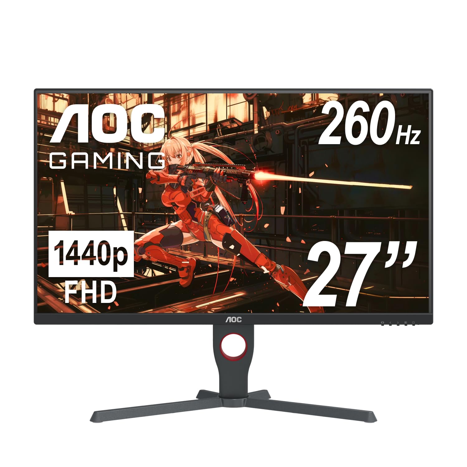 AOC 27 Inch Curved Gaming Monitor with 240Hz Refresh Rate