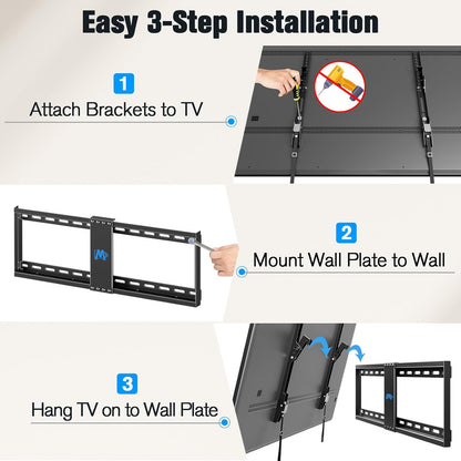 Mounting Dream Tilt TV Wall Mount For 37 To 75 Inch TV 132lb