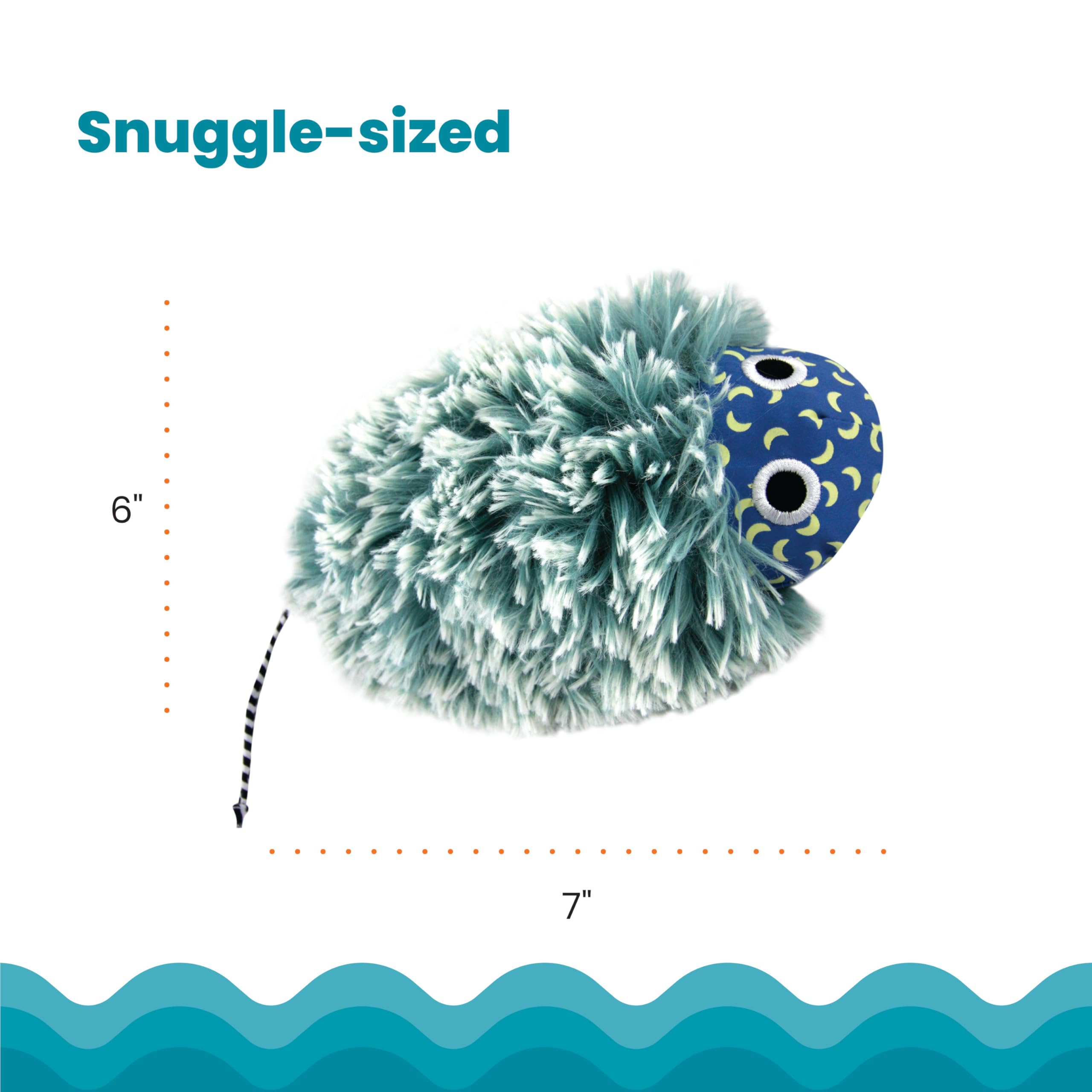 Calming Cat Toy with Purring Sound for Stress Relief