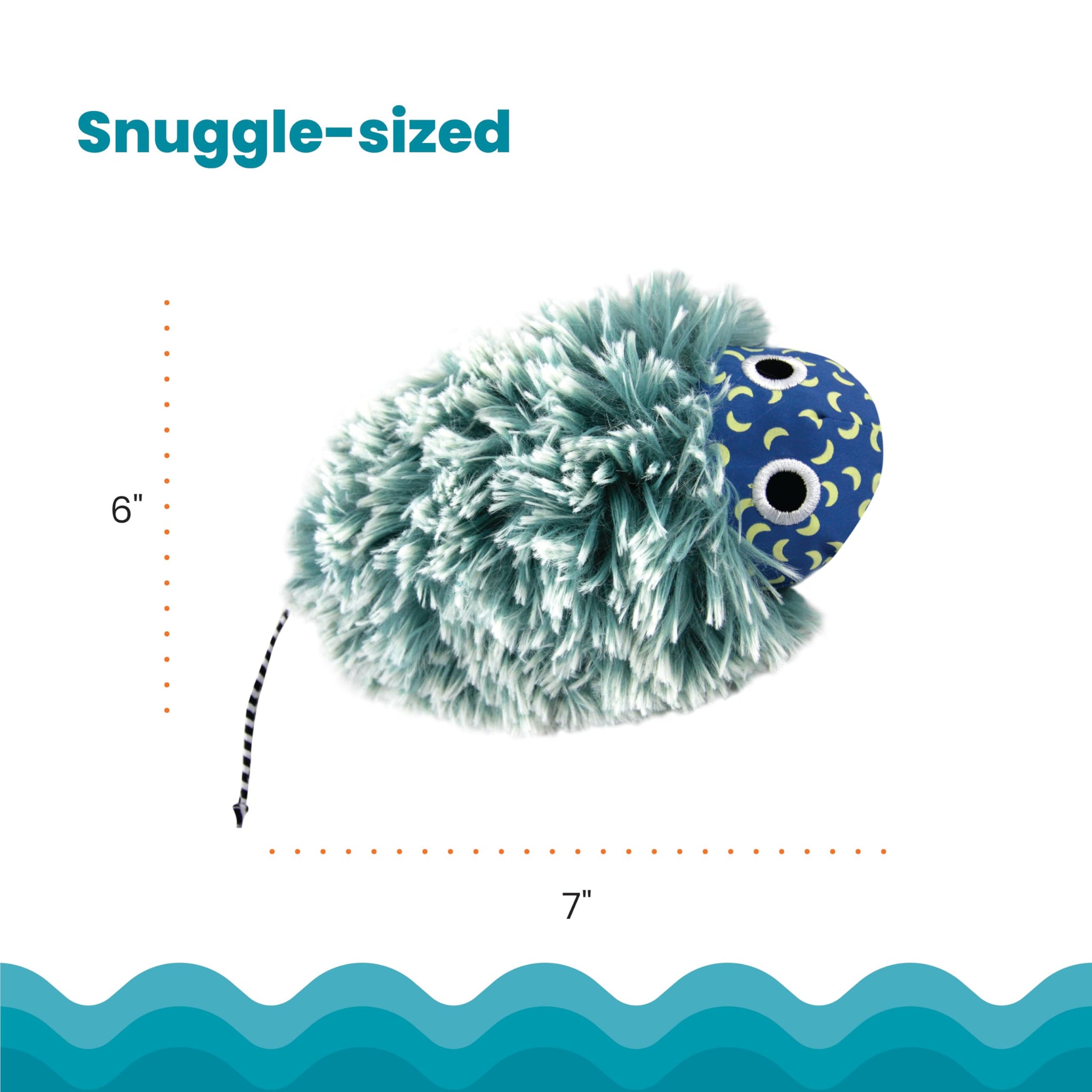 Calming Cat Toy with Purring Sound for Stress Relief