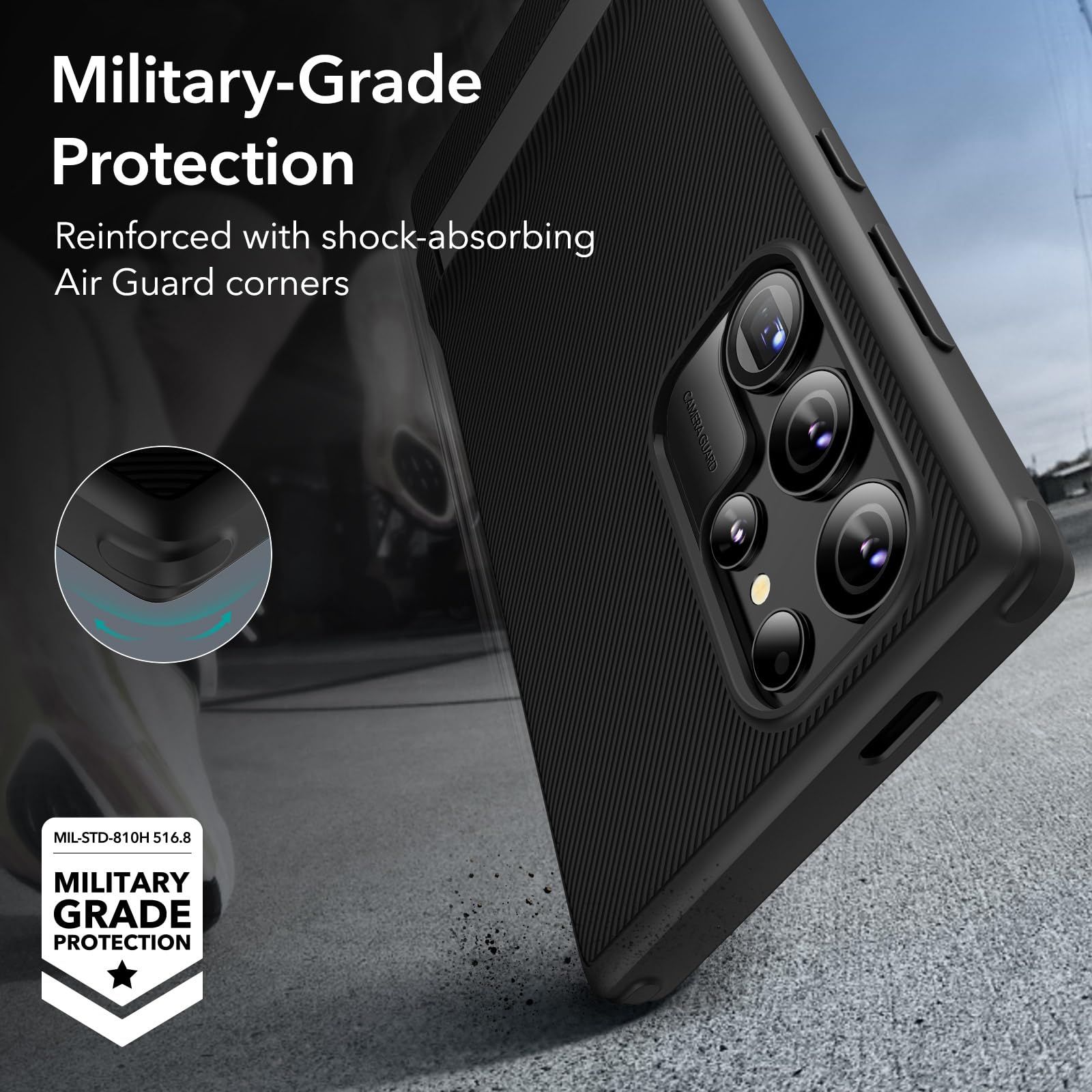 Samsung Galaxy S24 Ultra Armor Case with Screen Protector