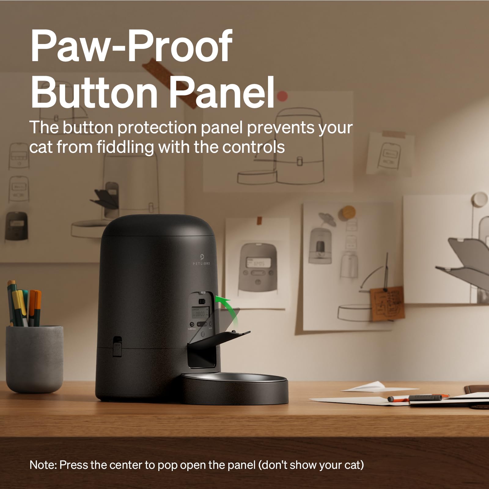Smart Wi-Fi Cat Feeder with 30 Day Battery Life