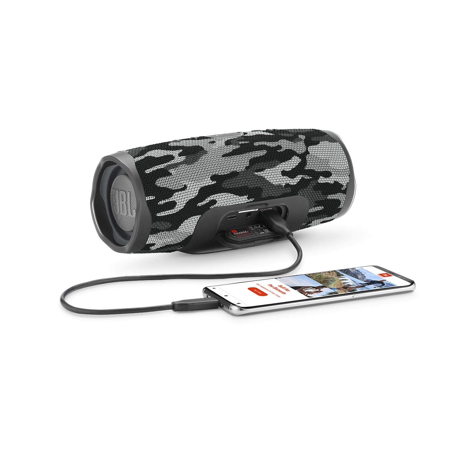 JBL Charge 4 Waterproof Bluetooth Speaker With Power Bank