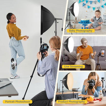 Professional Softbox Lighting Kit for Photography and Video