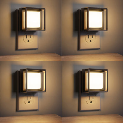 DORESshop LED Night Light 2 Pack Dusk to Dawn Dimmable
