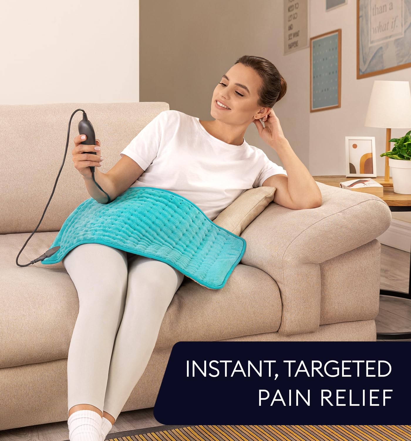 Geniani Large Electric Heating Pad for Pain Relief