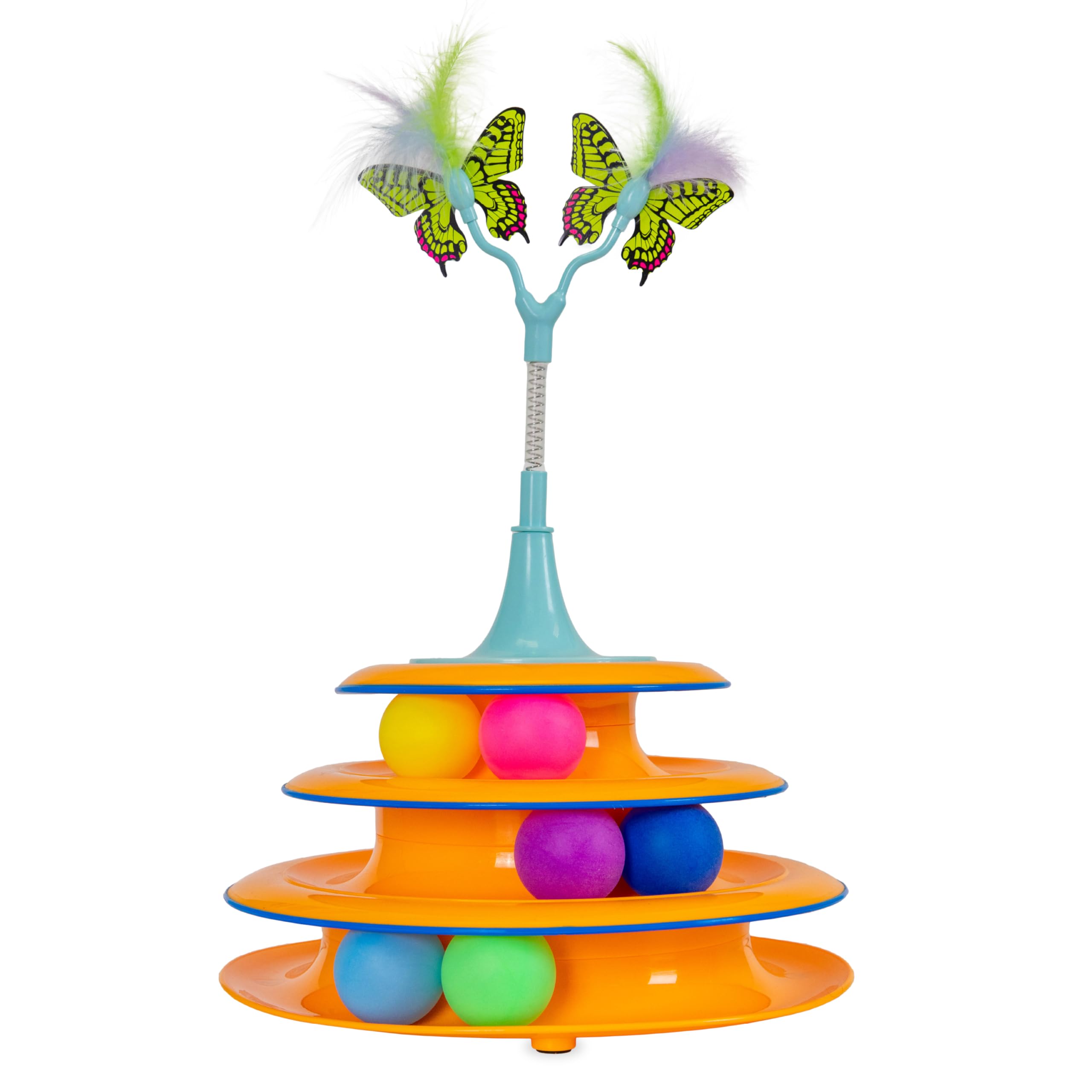 Interactive Flutter Dome Cat Toy for Indoor Play