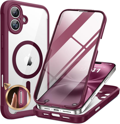 Miracase Glass Series iPhone 11 Rugged Case 6.1 9H Purple