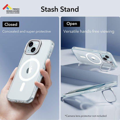Military-Grade iPhone 16 Pro Max Case with Built-in Stand